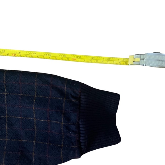 Ted Baker Navy Check Bomber Jacket - Picture 7 of 7